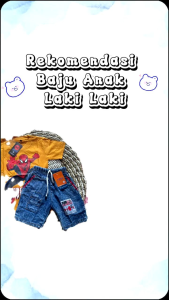 SETELAN KAOS ANAK DISTRO MOTIF USIA 1-12 TAHUN