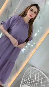 Amena dress daster wanita terbaru 2024 bahan Crinkle Kekinian Viral