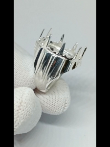 🇲🇾◆E39 ★Ring Casting DIY ★Sarung Cincin "Grade A" ★Silver 925 ★ ①18 x 23mm②19 x 22mm