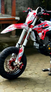 DECAL STICKER CRF/CRF150L fullbody bebas custom desain