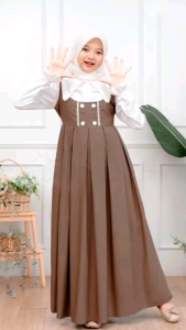 ARSYI SET KISD SETELAN OVERALL ANAK PEREMPUAN 10-14 TAHUN SETELAN ANAK TANGGUNG TERBARU 2025