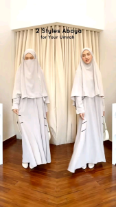 Naisha Official - Khadeeja Airflow Abaya | Gamis Abaya Terbaru | Gamis Abaya Busui Friendly | Gamis Remaja Bahan Linica Airflow