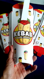 dus kebab isi 100 lembar/ wadah kebab isi 100 lembar / kemasan kebab isi 100 lembar