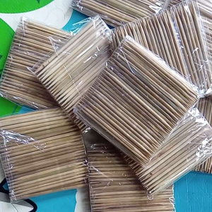 Tusuk gigi - Tusuk buah segar paket dapat 3 bungkus hygienis +- 90 biji/bungkus