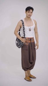 ⚡⚡ผลิตจากไทย กางเกงม้ง ผ้าฝ้าย ขอบเอว พิมพ์ลาย ขาจั๊ม เนื้อผ้านุ่ม พร้อมส่ง by YourCozy