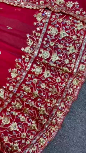 [PRE-ORDER] Semistitched Faux Georgette Lengha ( Delivery 15 Days )