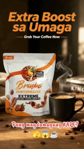 Brusko Performaxx Maca Coffee 100g Ginseng Maca and Tongkat Ali for Energy Boost