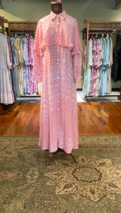 Hanami Dress Busui by Dian Pelangi LIMITED EDITION Busana Muslim Baju Maxi Gamis Abaya Kaftan Gaun Outfit Batik Pesta Pernikahan Kondangan Casual Formal Wanita Cantik Anggun Modis Modern Elegan Mewah Model Korea Terbaru Motif Batik Cap Kekinian