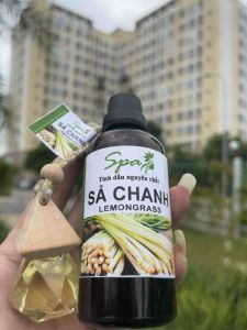 Tinh Dầu Sả Chanh Nguyên Chất xông phòng đuổi muỗi 100ML-50ML - Tặng vỏ lọ treo xe