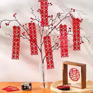 长条喜字小号WEDDING DECOR STRAIGHT 10PCS