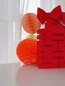喜字结婚摆件立体款TABLE DECOR XI WEDDING