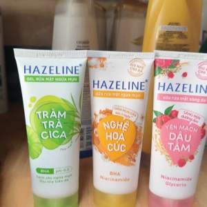 Sữa rửa mặt Hazeline dạng Gel Chiết Xuất Thiên Nhiên 100g đủ màu