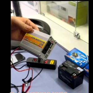 bộ chuyển đổi nguồn điện mini tử 12V sang 220V-220W sử dụng khi mất điện sản phẩm như video