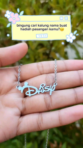 Kalung Nama Anak Perempuan & Aksesoris Fashion Titanium