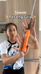 Grip Raket Badminton Bulutangkis Karet Polos Bintik Anti Slip