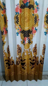 Hordeng | gorden plisket terbaru motif batik murah  gordeng pintu kamar jendela panjang pendek