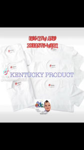 KENTUCKY T SHIRT WHITE 6 PCS KIDS AND ADULT