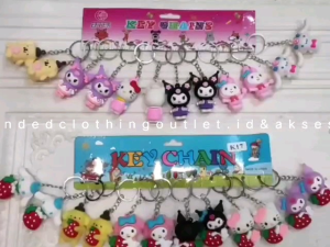 GANTUNGAN KUNCI SANRIO HELLOKITTY / GANTUNGAN KUNCI KARAKTER LUCU / SANRIO CUTE KEYCHAIN / KYC7923