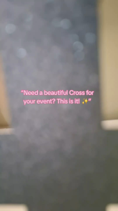 Glitter Cross Decoration for Baptism Party Supplies Pink Sparkly Cross for Event Decorations
