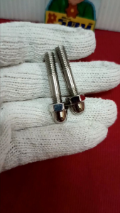 อารัตน์นอตซิ่ง เสาคอท่อน็อตตัวเมียเสาคอท่อ  wave 100 สแตนเลส ขัดเงา  ราคาต่อ 1ชุด