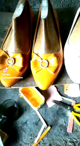 SEPATU WANITA BALET LUXURY SERIES KARET 8830