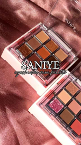 SANIYE 9 Colors Eyeshadow Palette Matte Shimmer Eye Shadow Eye Makeup Cosmetics E0925