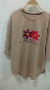 Kaos Oversize Wanita & Kaos Wanita Lengan 3/4 LD 120 PJ 70