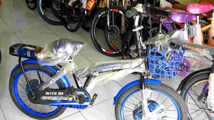 Sepeda anak lipat ukuran 18 inch