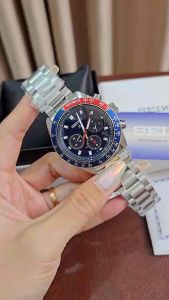 ĐỒNG HỒ NAM CHÍNH HÃNG Seiko SSC913P1 Solar Prospex Speedtime Pepsi Dial Sapphire Silver Stainless Steel For Men