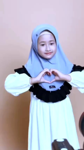 Jilbab hijab bergo krudung couple anak SD TK 5 6 7 8 9tahun wanita terbaru new terlaris terkini modern kekinian murah viral 2023 Arrafi AR 756 kids daily simple best seller adem cantik rempel pet antem bahan stella cantik bayar di tempat COD gratis ongkir