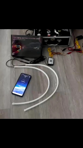 Lampu LED DRL Alis Flexibel Warna RGB APP 30cm 45cm 60cm Welcome RGB Matrix Anti Bintik Mobil