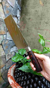 Dao thái thịt Nhật vân hoa dài 30cm sắc bén bền đẹp