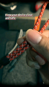 Polyester Braided Adjustable Hand Anti Lost Wrist Lanyard Strap for Camera Mobilephone Keys Devices