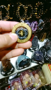 Money Amulet pendant spinning For Good luck Abundance Money Stainless Gold Non-faded.necklace pendant