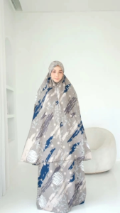 Mukena Hulya Dalanova 100% Terbaru 2023 Bahan shakila twill Adem Lembut Gratis Sajadah Lebar