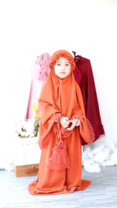 Mukena Anak Berkualitas & Praktis: Set Doa Jasmine