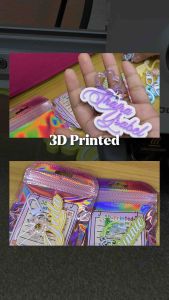 Personalized Name Keychain | 3D Printed | Cute & Aesthetic Tag for Bags Tumblers Gifts Unique Souvenirs
