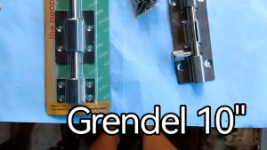 Grendel Slot Stainless 10" / Grendel Stainless 25 cm / Slot Pintu Stainless 10 inch