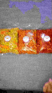 Makaroni cikruh 500gram Makaroni daun jeruk makaroni pedas daun jeruk viral