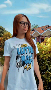 LUTTE MAN | KAOS DISTRO | BAJU KAOS DEWASA KATUN COMBAD | TSHIRT PRIA PREMIUM