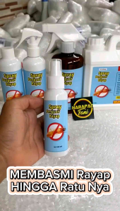 PEMBASMI RAYAP KAYU | RAYAP JENDELA | RAYAP TANAH | RAYAP TEMBOK | RAYAP KERING | 250ML | 500ML | P.HEMAT 1L+250ML | 100% Ampuh | Ramah Lingkungan