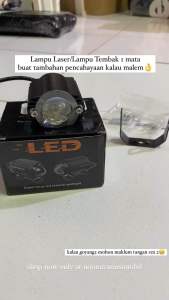Lampu Tembak Lampu laser LED 1 mata teruji awet dan terang
