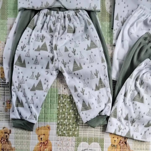 Paket Hemat Pakaian Bayi New Born Seri Hijau Sage
