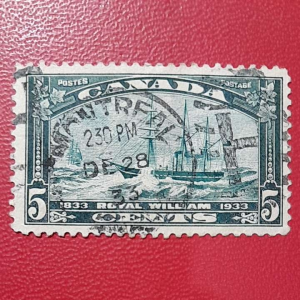 Prangko Kanada Kuno 5 Cents Tahun 1933 USED