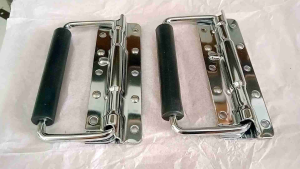 2 PCS HANDLE TEMPEL UNTUK HARDCASE HANDLE TEMPEL SILVER
