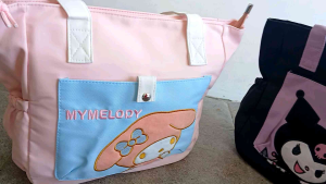 TAS BAHU IMPORT SANRIO / TOTE BAG MELODY / TAS MELODY IMPORT / SHOULDER BAG KUROMI