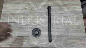 1PC - Industrial Pipe Clothes Racks Wall Mount Closet Rod For Hanging Clothes Small Garment Rack For Indoor And Boutique Store Clothing Display-Pipe Cap