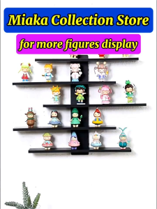 41cm Extra-Wide Display Boards for Maximum Showcase Power Wall Mounted Figure Model 5 Tier Display Rack
