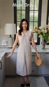 เดรสแฟชั่น แขนกุด คอบัว ลด10-30%