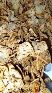 Basreng Pipih Tipis Pedas Ori Daun Jeruk Cemilan Viral New Produk